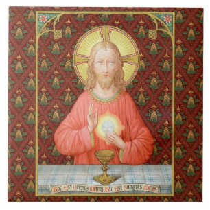 Jesus, der Heilige Kommunion (SAU 045) Fliese