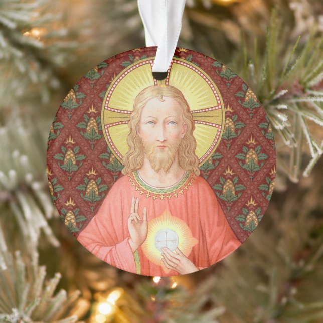 Jesus, der Heilige Kommunion (SAU 045) Ornament (Baum)
