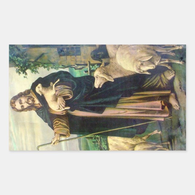 JESUS "DER HERR IST MEINE SCHÄDTER" STICKER (Vorderseite)