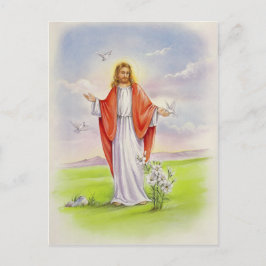 Jesus der Hirte Postkarte