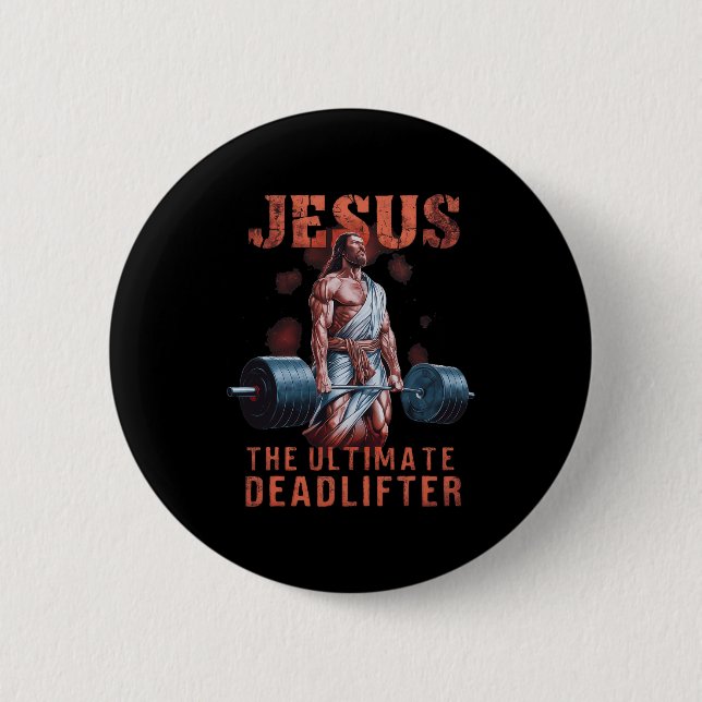Jesus, der letzte Todesfall Christlich 1 Button (Vorderseite)
