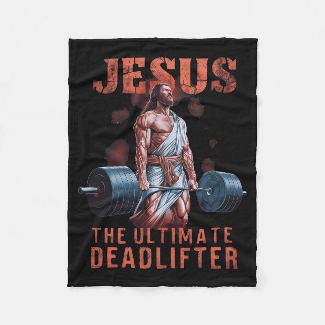 Jesus, der letzte Todesfall Christlich 1 Fleecedecke (Vorderseite)