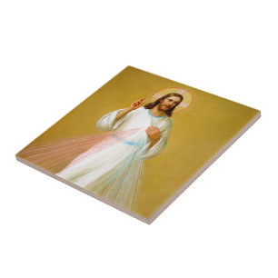 Jesus der Segen katholische Kunst Fliese