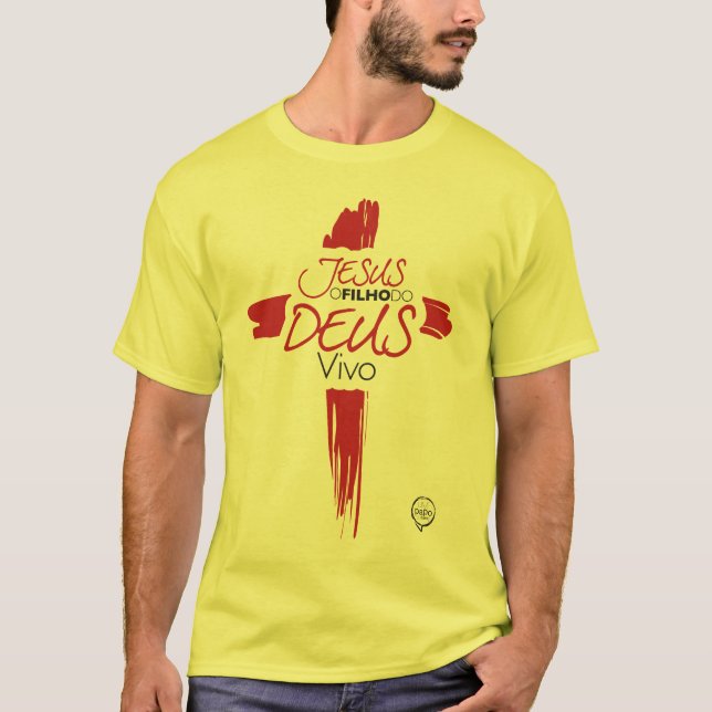 Jesus der Sohn Gotts Lebend T-Shirt (Vorderseite)