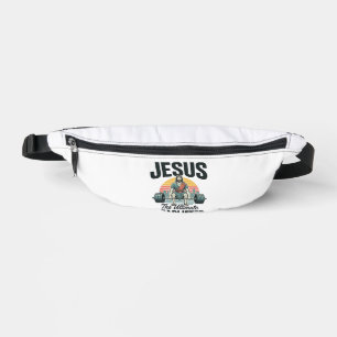 Jesus der ultimative Deadlifter Vintage Bauchtasche