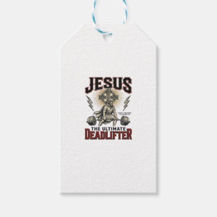 Jesus Der ultimative Deadlifter Vintage Christlich Geschenkanhänger