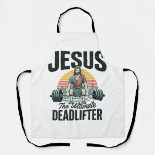 Jesus Der ultimative Deadlifter Vintage Schürze