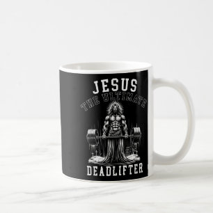 Jesus Der ultimative Kraftsportler - Jesus beim Kr Kaffeetasse