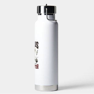 Jesus Der ultimative Kraftsportler Vintage Christl Trinkflasche