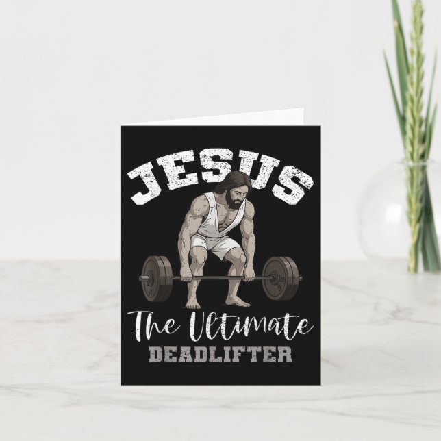 Jesus, der ultimative Todesflieger, Christlicher G Karte (Vorderseite)