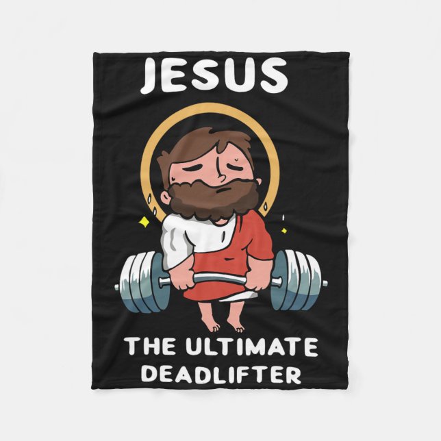 Jesus, der ultimative Todesflieger, der Sonnengott Fleecedecke (Vorderseite)