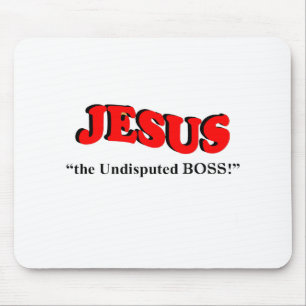 JESUS der unangefochtene Boss Mousepad