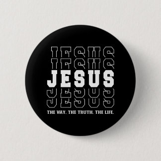 Jesus der Weg der Wahrheit und des Lebens Button