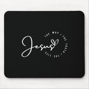 Jesus Der Weg Die Wahrheit Das Leben Christliche R Mousepad