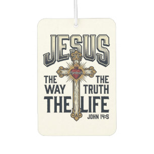 Jesus Der Weg Die Wahrheit Das Leben Christliches  Autolufterfrischer