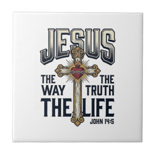 Jesus Der Weg Die Wahrheit Das Leben Christliches Fliese