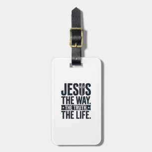 Jesus Der Weg Die Wahrheit Das Leben Christliches Gepäckanhänger