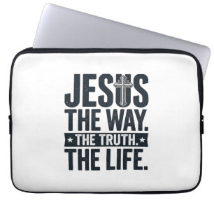 Jesus Der Weg Die Wahrheit Das Leben Christliches Laptopschutzhülle