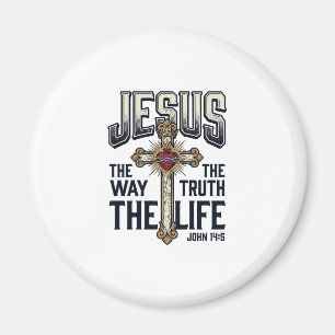 Jesus Der Weg Die Wahrheit Das Leben Christliches Magnet