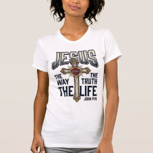 Jesus Der Weg Die Wahrheit Das Leben Christliches T-Shirt