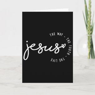Jesus Der Weg Die Wahrheit Das Leben Kreuz Christl Karte