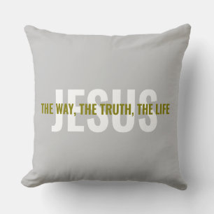 Jesus: Der Weg, die Wahrheit und das Leben Kissen
