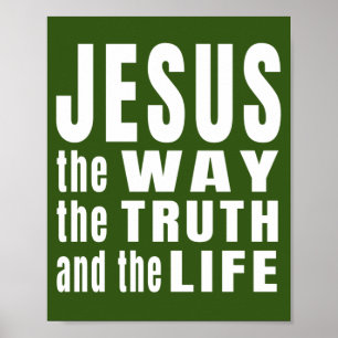 Jesus der Weg die Wahrheit und das Leben Poster