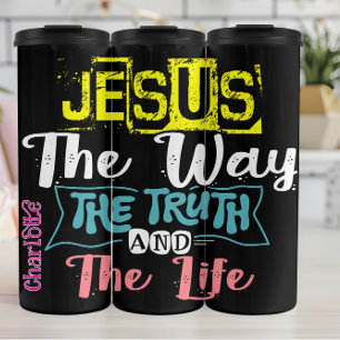 Jesus Der Weg Die Wahrheit Und Das Leben Thermosbecher