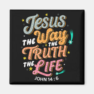 Jesus Der Weg Wahrheit Leben Johannes 14,6 Christl Magnet
