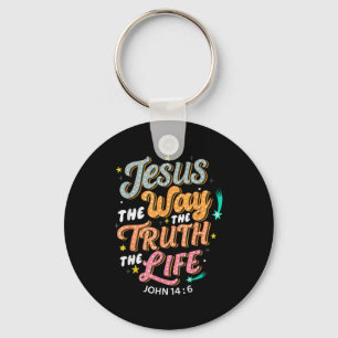 Jesus Der Weg Wahrheit Leben Johannes 14 6 Christl Schlüsselanhänger