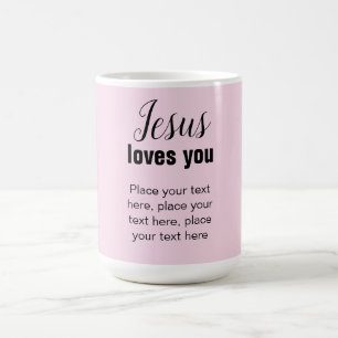 Jesus  dich mit deiner Botschaft, christliche Tass Kaffeetasse