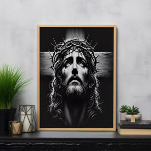 Jesus die letzten Momente des gekreuzigten Errette Poster