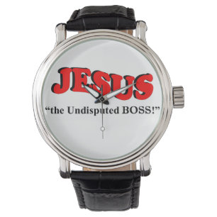 JESUS - "die unbestrittene BOSS!" (Herren-Armbandu Armbanduhr