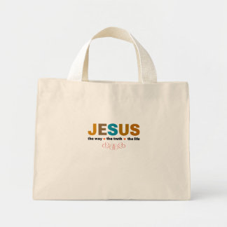 JESUS. DIE WAHRHEIT, DAS LEBEN. MINI STOFFBEUTEL