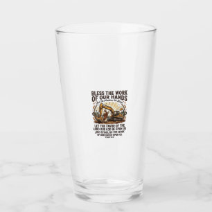 Jesus Diesel Mechaniker Schweres Gerät T-Shirt Gla Glas