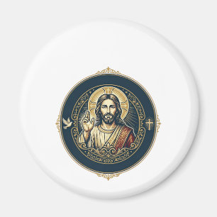Jesus Digital Artist iPad Kunst T-Shirt Inspiratio Magnet