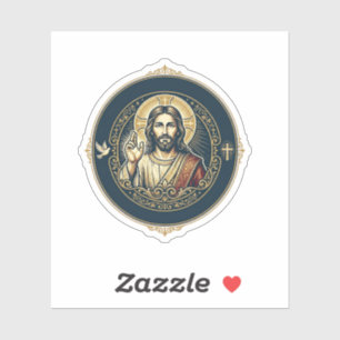 Jesus Digital Artist iPad Kunst T-Shirt Inspiriere Aufkleber