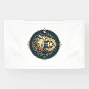 Jesus Digital Artist iPad Kunst T-Shirt Inspiriere Banner