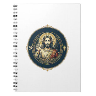 Jesus Digital Artist iPad Kunst T-Shirt Inspiriere Notizblock