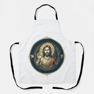 Jesus Digital Artist iPad Kunst T-Shirt Inspiriere Schürze