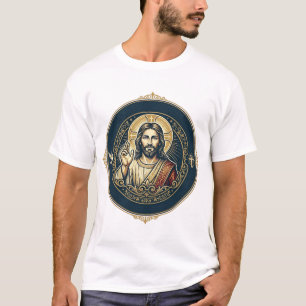 Jesus Digital Künstler iPad Kunst T-Shirt Inspirie