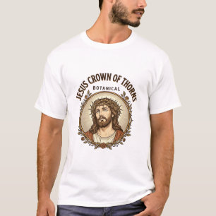 Jesus Dornenkrone Botanische Jesus Dornenkrone T-Shirt
