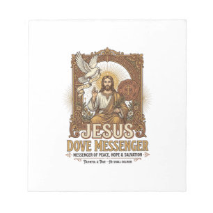 Jesus Dove Messenger Jesus Dove Messenger Christia Notizblock