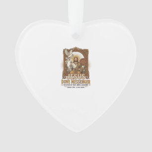 Jesus Dove Messenger Jesus Dove Messenger Christia Ornament