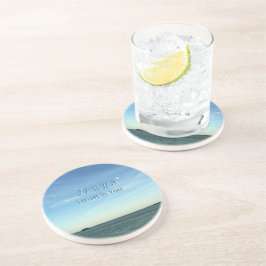 Jesus & Dove Peaceful Christian Sky Art Getränkeuntersetzer