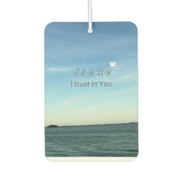 Jesus & Dove Peaceful Sky Scene Autolufterfrischer