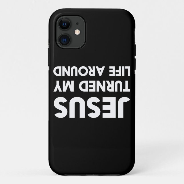 Jesus drehte mein Leben herum Case-Mate iPhone Hülle (Rückseite)