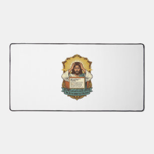 Jesus E-Mail-Typo Auto-Korrektur-Desaster Unterneh Schreibtischunterlage