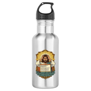 Jesus E-Mail-Typo Auto-Korrektur Katastrophe Unter Edelstahlflasche