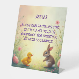 JESUS EASTER PRAYER SOCKELSCHILD